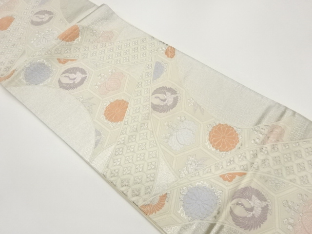 JAPANESE FUKURO OBI / WOVEN CLASSICAL PATTERN